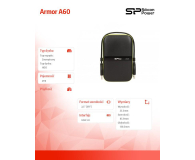 Silicon Power Armor A60 2TB USB 3.2 Gen. 1 Czarno-Zielony - 252676 - zdjęcie 7